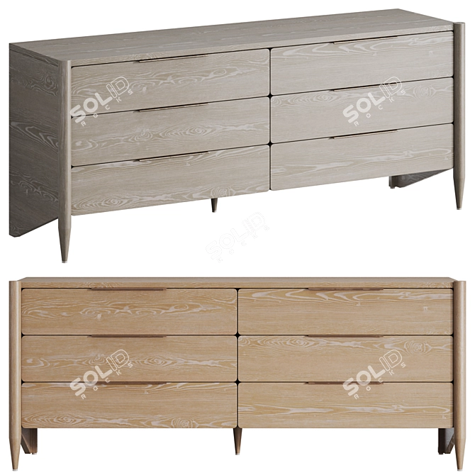 Crate and Barrel Casa Furniture 3D model image 2