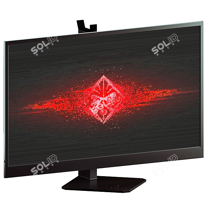 HP Omen 25 Gaming Monitor 3D model image 1