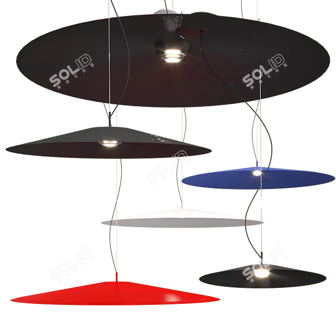 KOINE Aluminium Pendant 2021 Design 3D model image 5