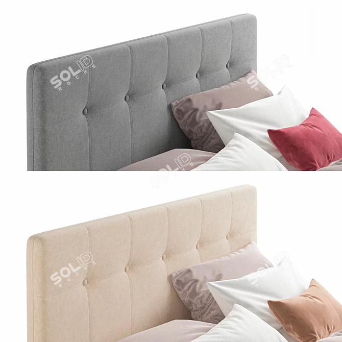 Beyosa Favorit Bed Set 3D model image 3