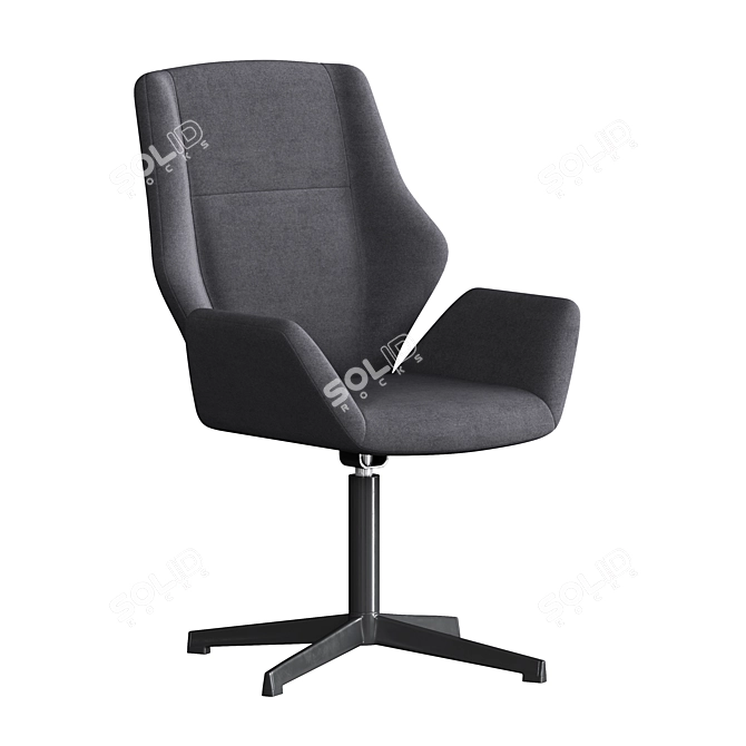 Arlon Rotating Office Chair 3D model image 1
