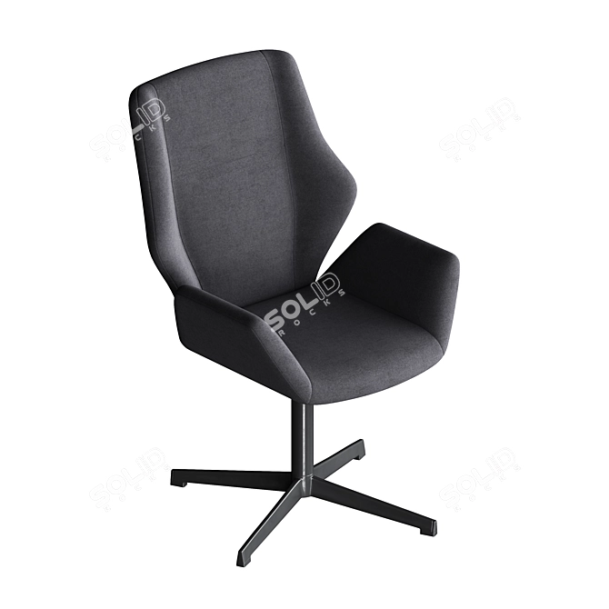 Arlon Rotating Office Chair 3D model image 3