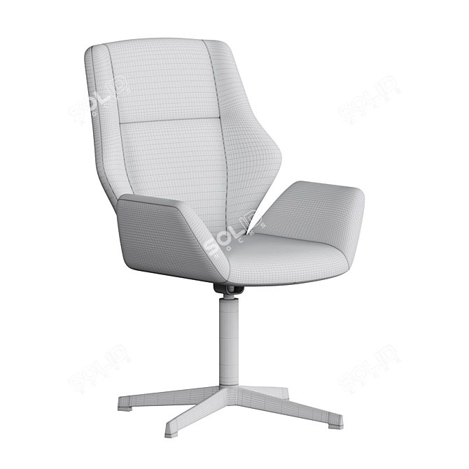 Arlon Rotating Office Chair 3D model image 4
