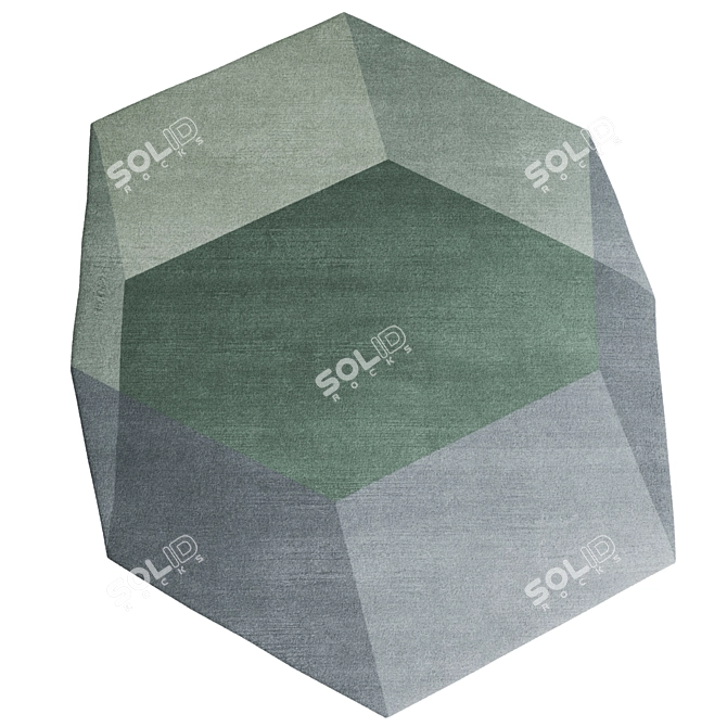 Puik Hexagon Carpet Set 3D model image 4