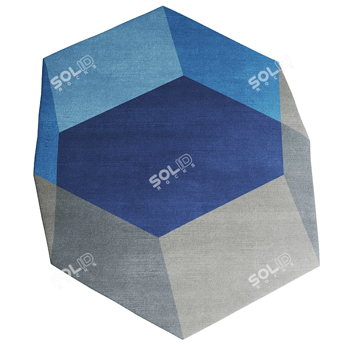 Puik Hexagon Carpet Set 3D model image 5