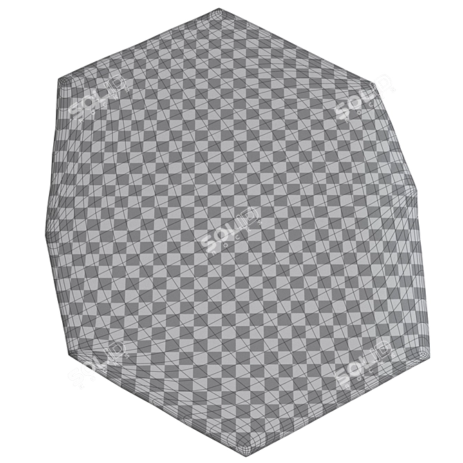 Puik Hexagon Carpet Set 3D model image 7