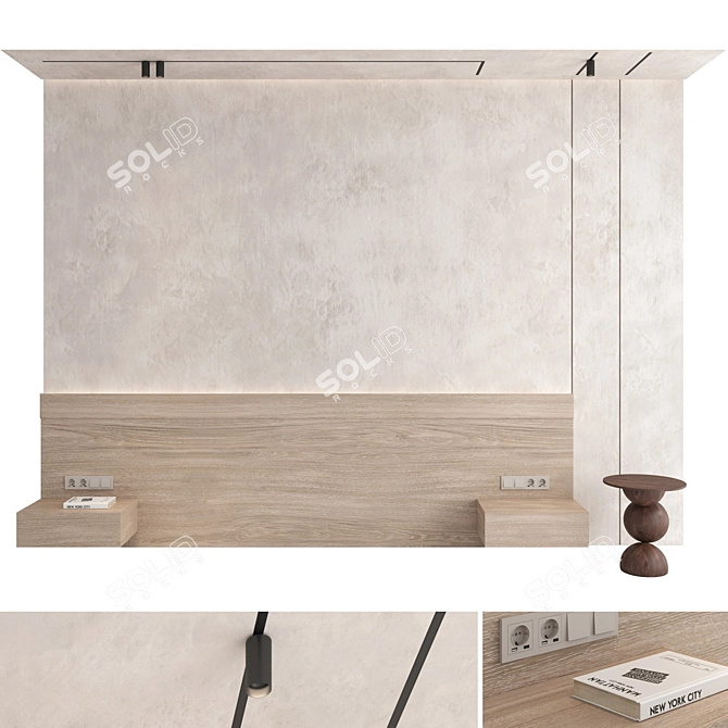 Decorative Wall Panel Set 99 3D model image 1