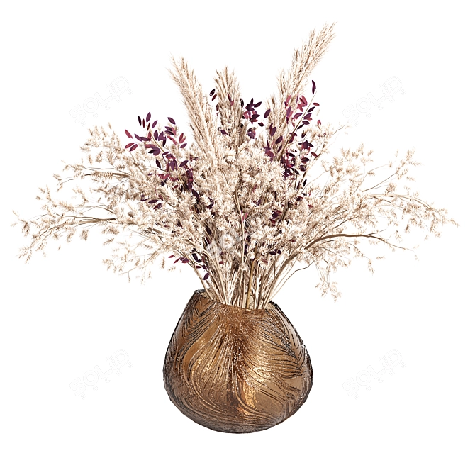 Botanical Essence Planter 3D model image 1