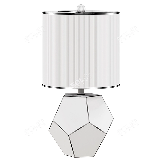 Elegant Bella Table Lamp 3D model image 2