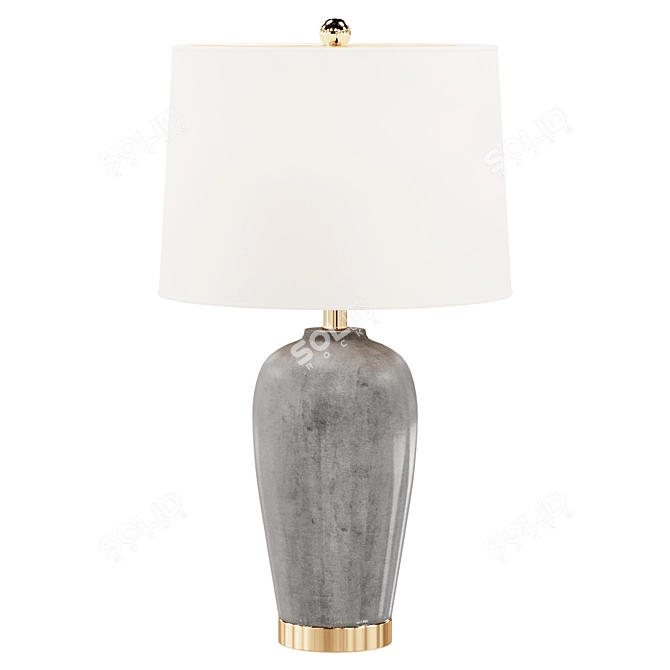  Sleek Kline Table Lamp 3D model image 1