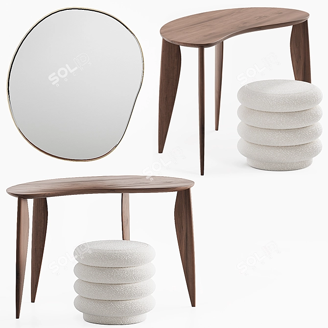 Ferm Living Vanity Set 3D model image 1