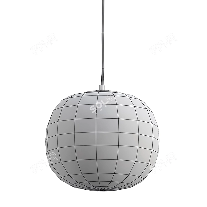 Modern Pendant Light Fixture, Flo 3D model image 2