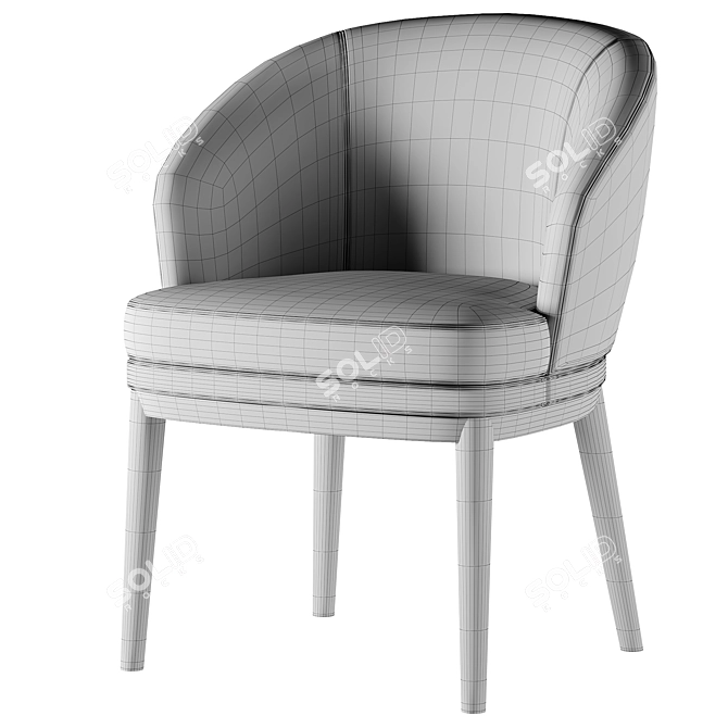 Modern Ruth Chair 3D Model 3D model image 3