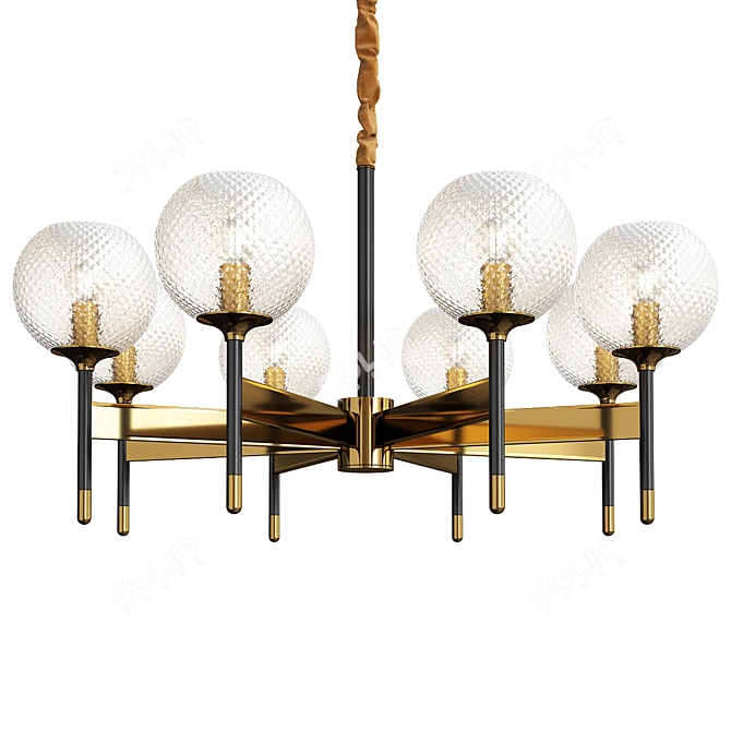 Gola 8 Chandelier Modern Design 3D model image 1