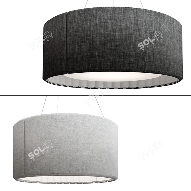 Quiet Elegance Pendant Light 3D model image 1