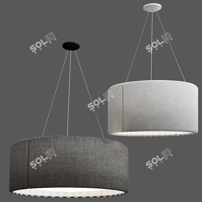 Quiet Elegance Pendant Light 3D model image 2