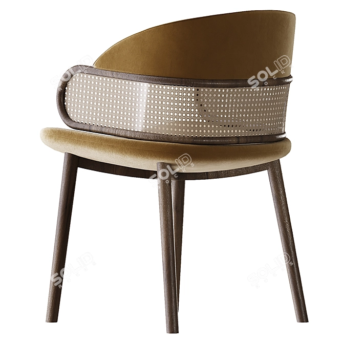 Elegant Mudhif Chair: Timeless Design

(Product Description Translation: "The Mudhif chair is a design masterpiece that integrates local culture 3D model image 4