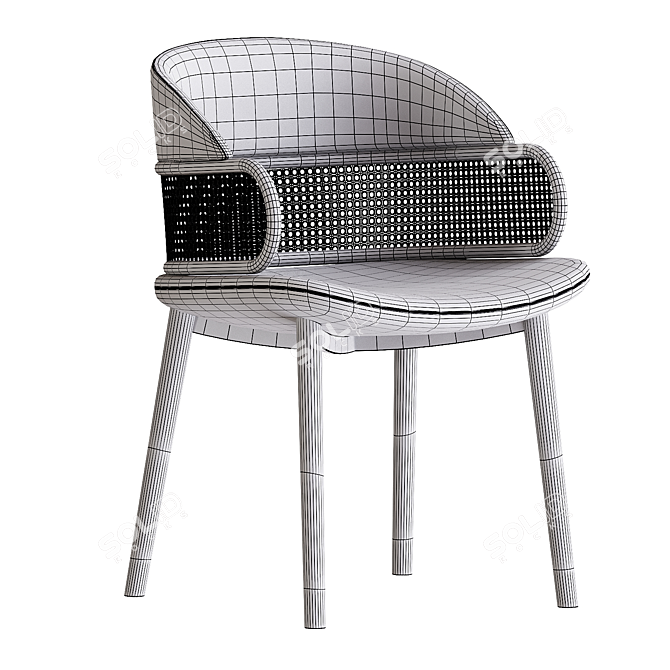 Elegant Mudhif Chair: Timeless Design

(Product Description Translation: "The Mudhif chair is a design masterpiece that integrates local culture 3D model image 5