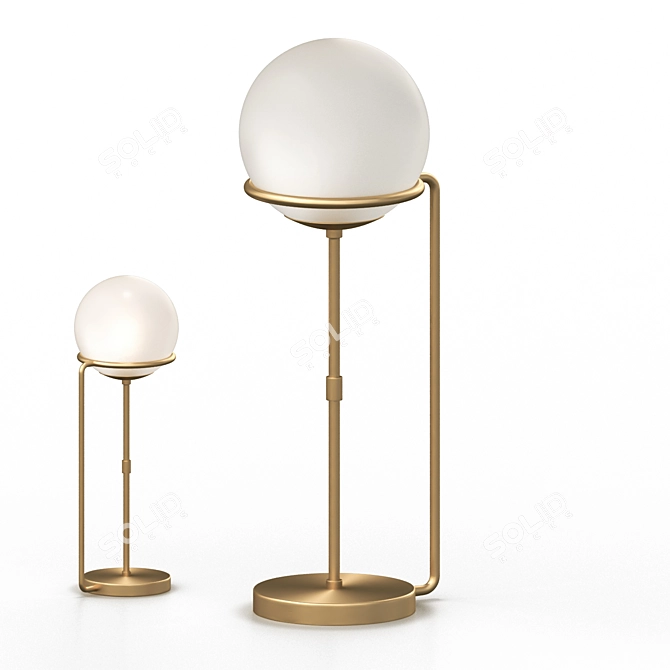 Modern Melissa Table Lamp Design 3D model image 1