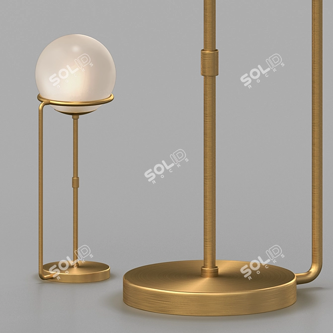 Modern Melissa Table Lamp Design 3D model image 2