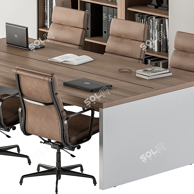 Office Furniture 390 Meeting Table 3D model image 4