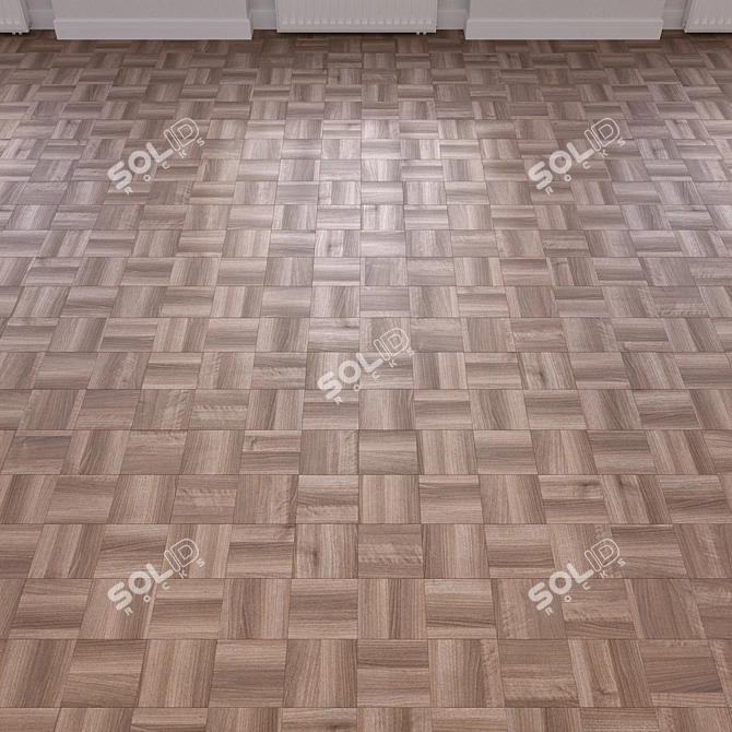 Versatile Wood Floor 3D Model 3D model image 3