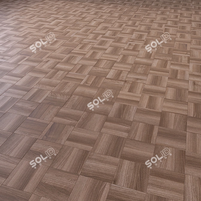 Versatile Wood Floor 3D Model 3D model image 5