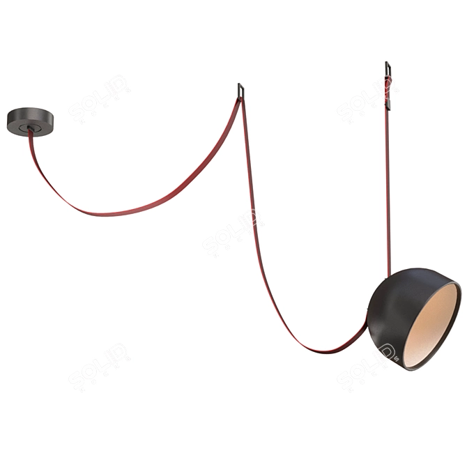 Modern Pendant Light 3D Model 3D model image 3