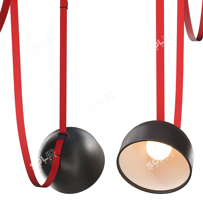 Modern Pendant Light 3D Model 3D model image 4