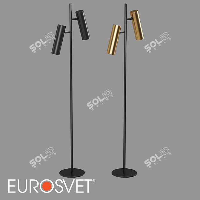 Eurosvet Barre Floor Lamp 01087/2 3D model image 1