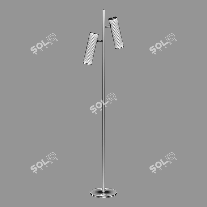 Eurosvet Barre Floor Lamp 01087/2 3D model image 2