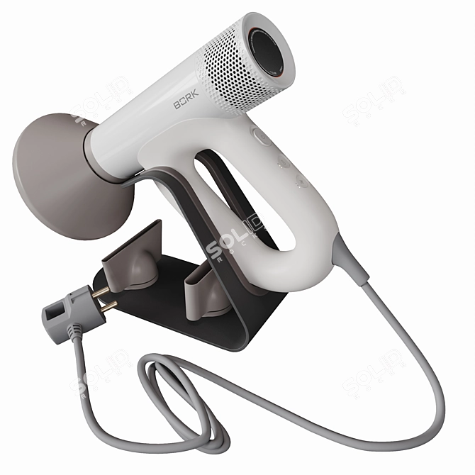 BORK D711 Hair Dryer Stand 3D model image 2