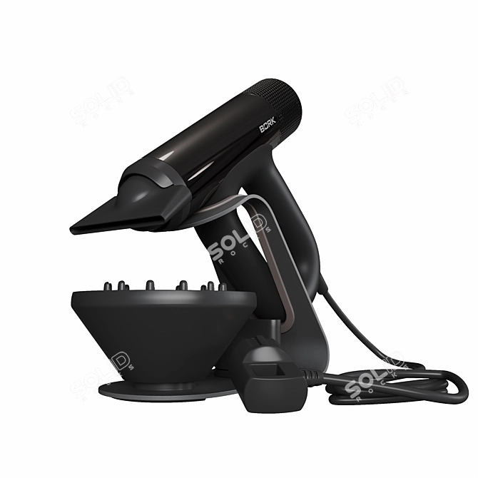 BORK D711 Hair Dryer Stand 3D model image 3