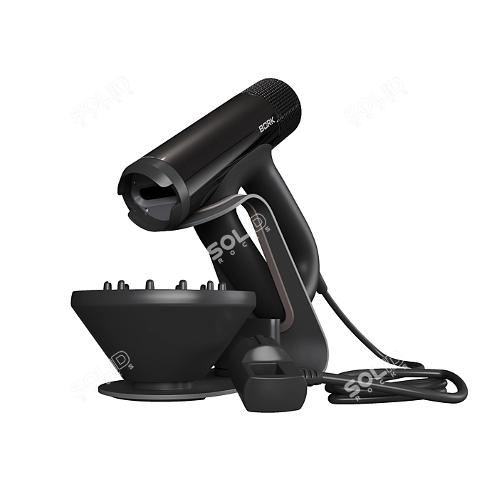 BORK D711 Hair Dryer Stand 3D model image 6