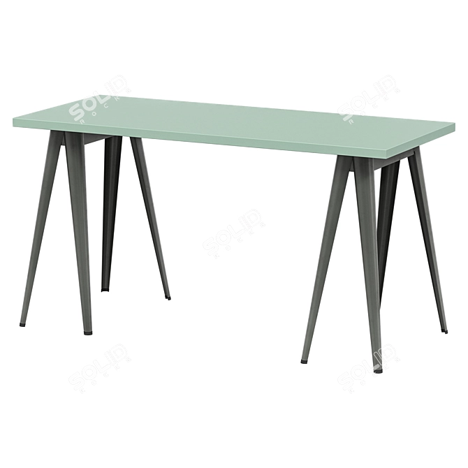  Modern Minimalist IKEA Desk 3D model image 3