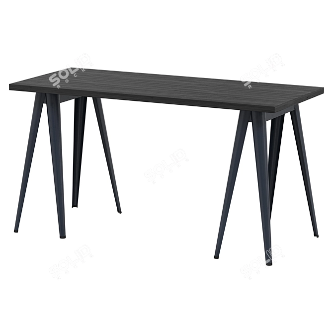  Modern Minimalist IKEA Desk 3D model image 5