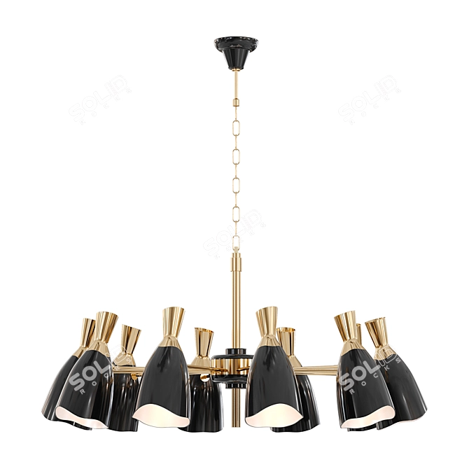 Regal Pendant Light Duke 3D model image 1