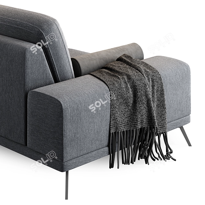 Modern Ron Sofa, 230x102x80 cm 3D model image 5