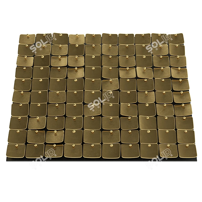Title: Modern Decorative Wall Panels 3D model image 3