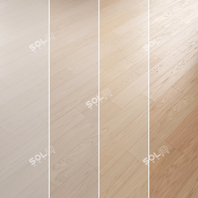  Oak Parquet Flooring Collection 3D model image 2