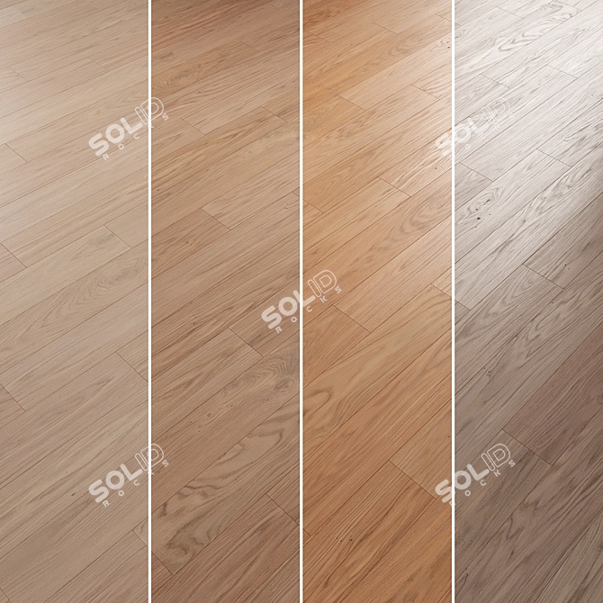  Oak Parquet Flooring Collection 3D model image 3