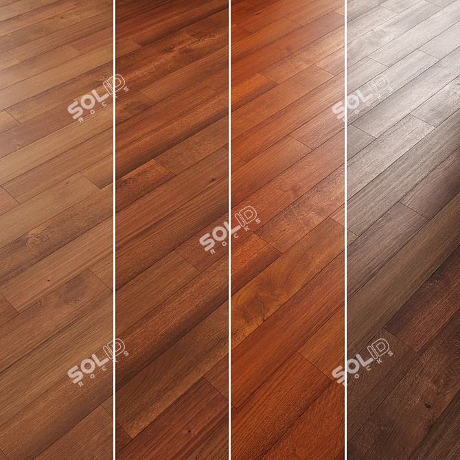 Oak Parquet Collection 060 3D model image 3