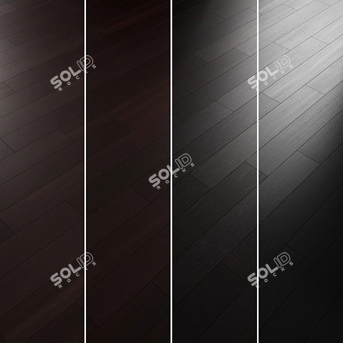 Oak Parquet Flooring Collection 3D model image 3