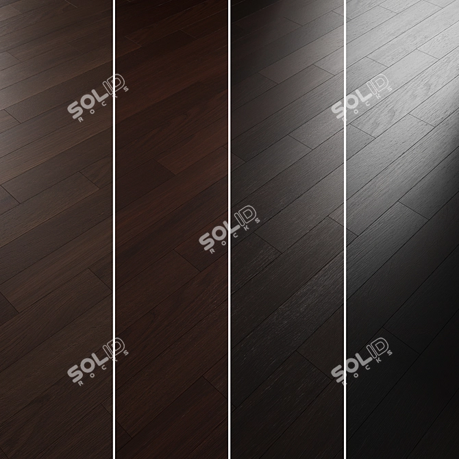 Oak Parquet Flooring Pack 3D model image 4