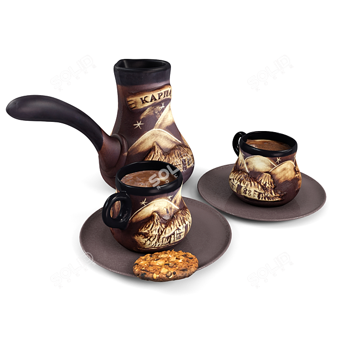 Coffee Lover's Set 3D model image 3