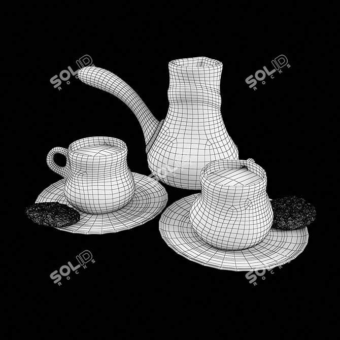 Coffee Lover's Set 3D model image 4