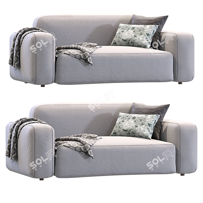 Cazarina Small Sofa Norman 3D 3D model image 1