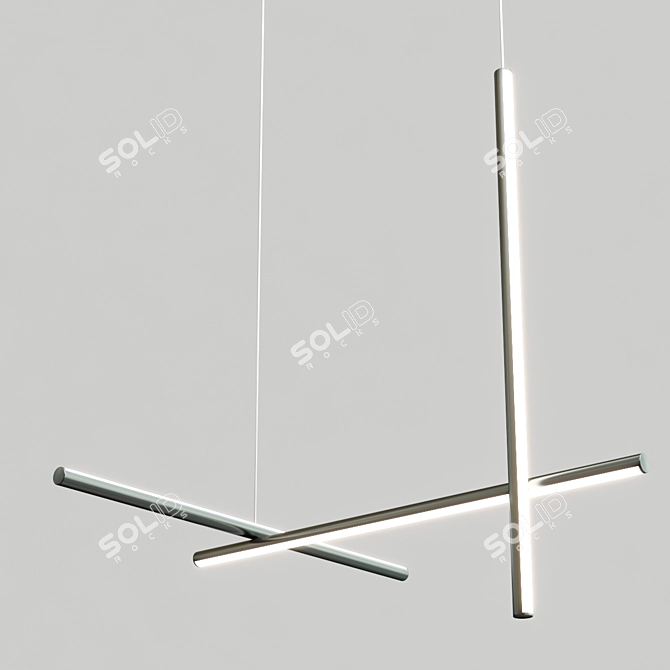 Modern LED Pendant Lamp Collection 3D model image 3