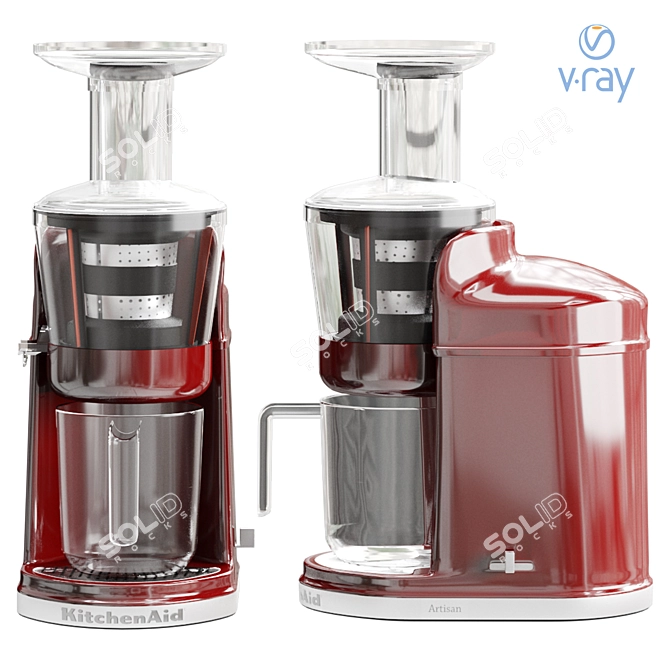 KitchenAid Juice Extractor, 5KVJ0111ECA 3D model image 1