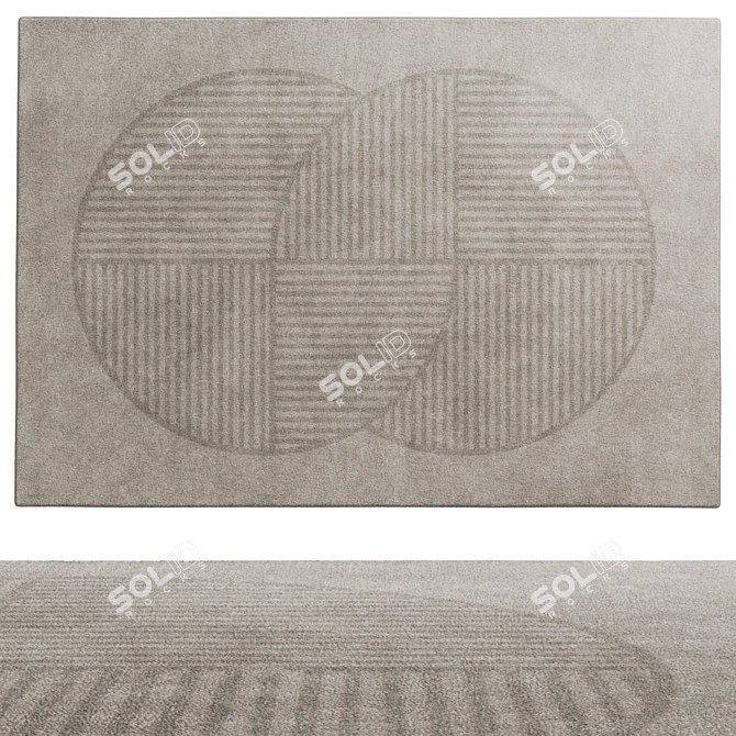 Benuta Tacoma Rug Set 3D model image 3